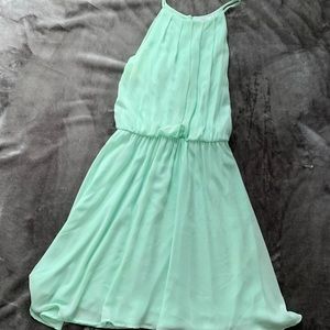 Lush mint shift dress